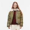 Women S Duck Down Padded Jacket Fur Collar 8177 Beige