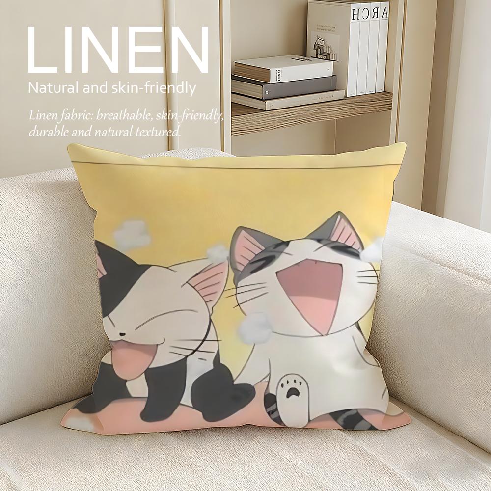 

Cute Chis Sweet Home Cushion Cover Pillowcase Set Pcs x x Breathable Washable Sofa Cushion Cover 30X30cm