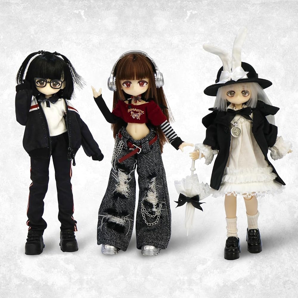 MJD Doll 1/8 Scale Movable Figure Anime Character 20cm PVC ABS Collectible Figure with Outfit