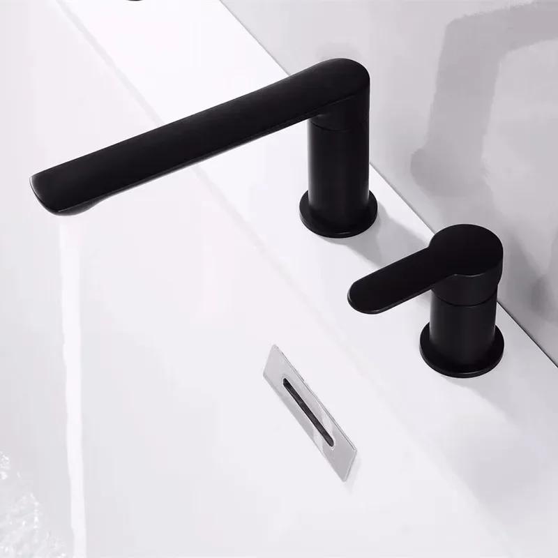 Bathroom Basin Mixer Tap Sink Faucet Set Bathtub Floor Stand Faucet Mixer 360 Rotation Spout Bath Mixer Shower