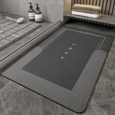 Einfache Bodenmatte im Kieselgur-Stil für Zuhause Badezimmerbodenmatte für den Eingang Eingangsfußmatte für Toilettentür Fußmatte