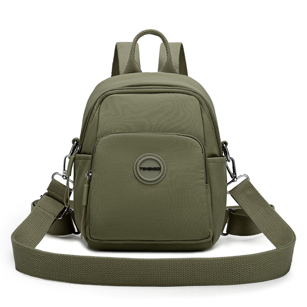 Schoolbag Korean Shoulder Portable Messenger Bag for Women 1011 New Niche Three-use Backpack Multi-functional Commuter Bag for Women