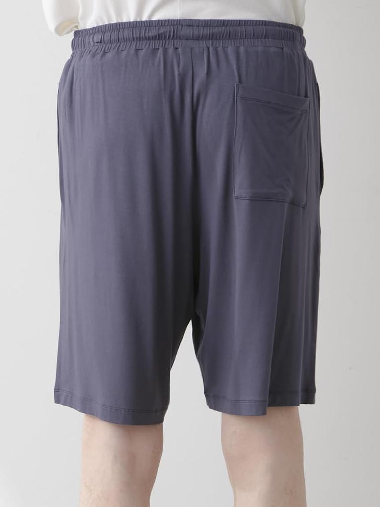 Gelato Pique HOMME Color Rayon Logo Shorts PMCP254221NVYM