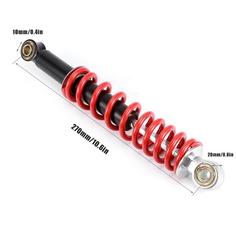 Suspension Spring Shocker Shock Absorbers Front 270mm Damper for 50cc‑125cc Dirt Pit Bike ATV Go Kart Motorcycle