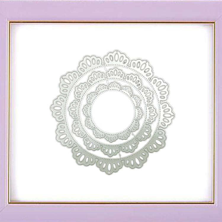 Multi-layer Circle Die Cuts Template for Gift Card Making Scrapbooking DIY Craft