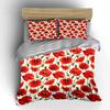 Floral Three-Piece Set For Home Decor Exquisite Three-Piece Bedding Set Gift For Kids And Adults