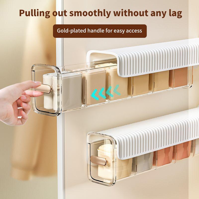 

Бытовая настенная коробка для хранения нижнего белья, вешалка для носков, отделочная коробка для гардероба, разделитель для личной одежды, артефакт A темно-зеленого