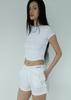 Minasong Essential Micro Shorts - White