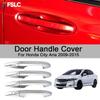 Cars Accessories Door Handle Cover For Honda City Aria 2009-2015 Silver Car Styling Decoration Upgrade Modify A Car