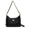 Retro diamond chain tote bag women's new commuter versatile underarm bag shoulder messenger bag