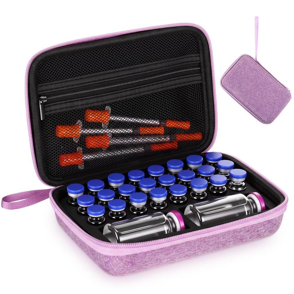 EVA Insulin Vials Storage Case Large Capacity Insulin Vial Protector Organizer Bag  Diabetics Care