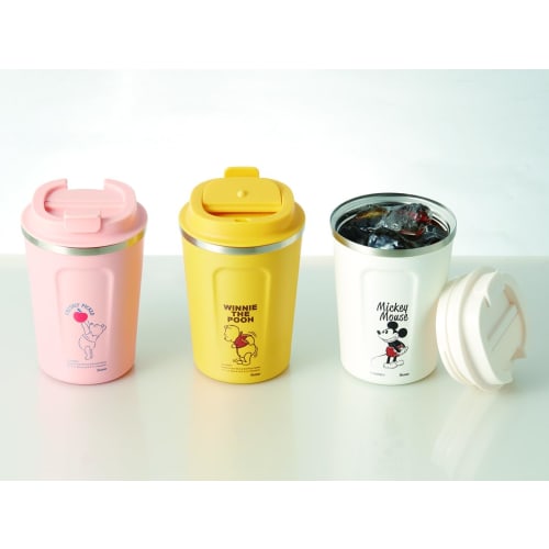 Skater Vacuum Insulated Stainless Steel Coffee Tumbler, 350ml, Disney Mickey Mouse Design, STBC3F-A