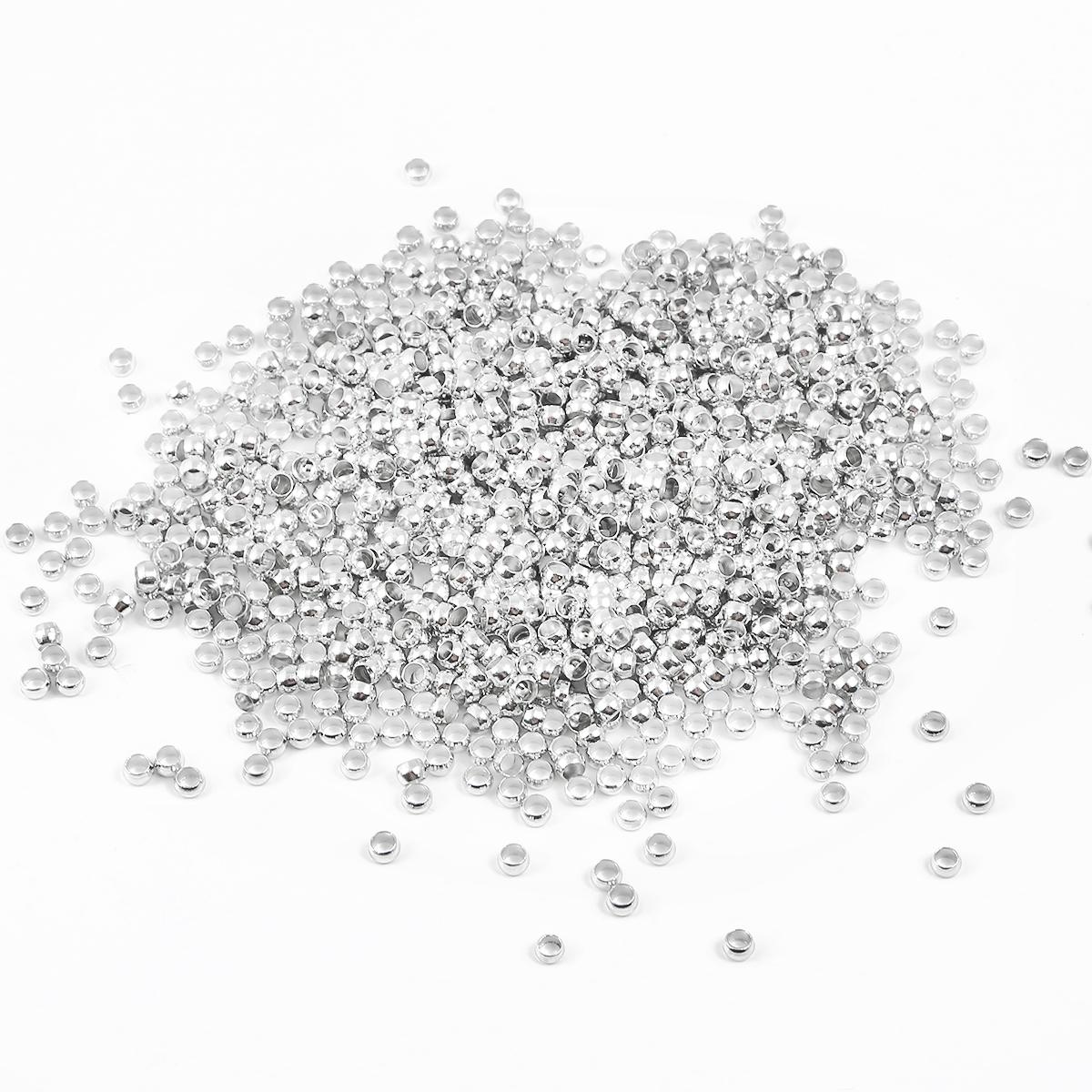 

100-500 шт., свободные бусины с микро пробкой, нескользящие медные бусины-прокладки, фурнитура для ювелирных изделий своими руками 3.5mm 200pcs