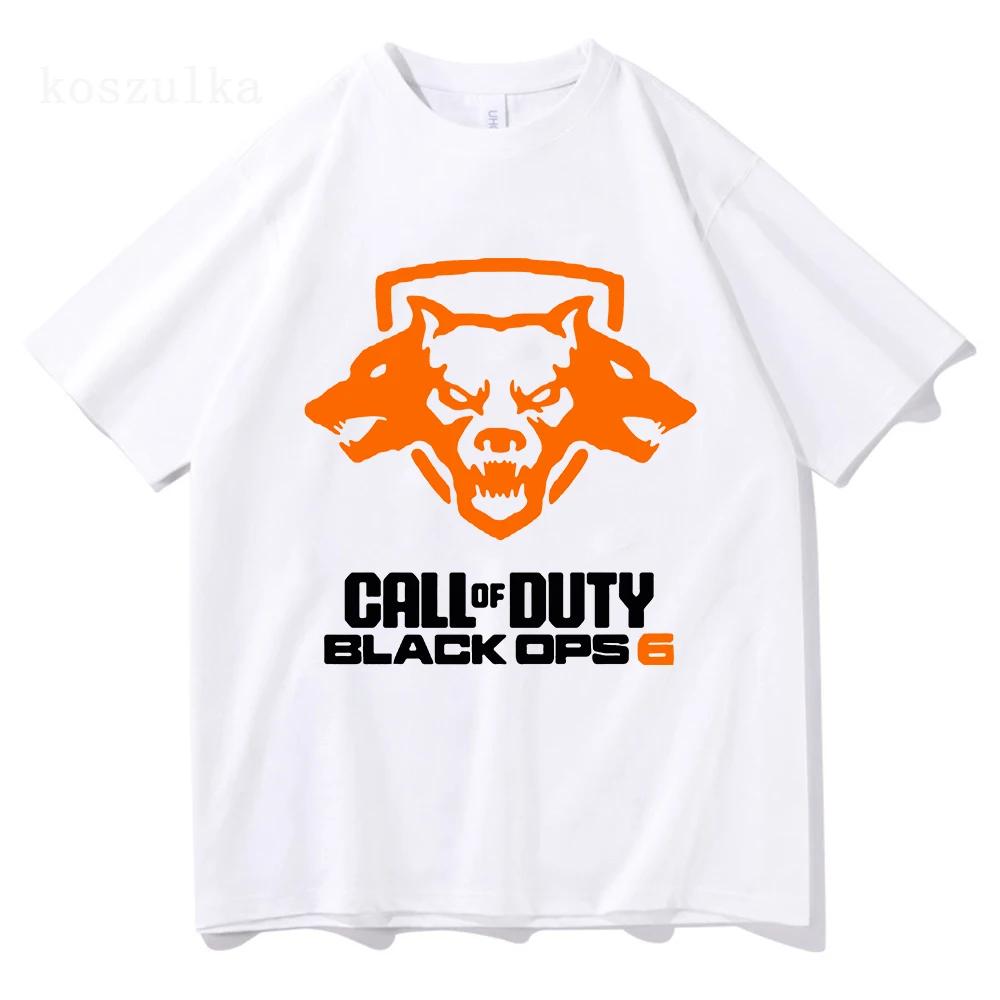 

Call of Duty Black Ops 6 Принтованные футболки Смешная игровая графика Мужская одежда Футболка с коротким рукавом Летняя футболка Винтажная уличная одежда Футболка 4XL