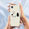 For iPhone 16e Case Simple Dog Pattern Printing Straight Edge TPU Phone Back Cover