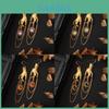 Sun Pendant Gold Tone Alloy Earrings With Handcrafted Design For Women Summer Fashion