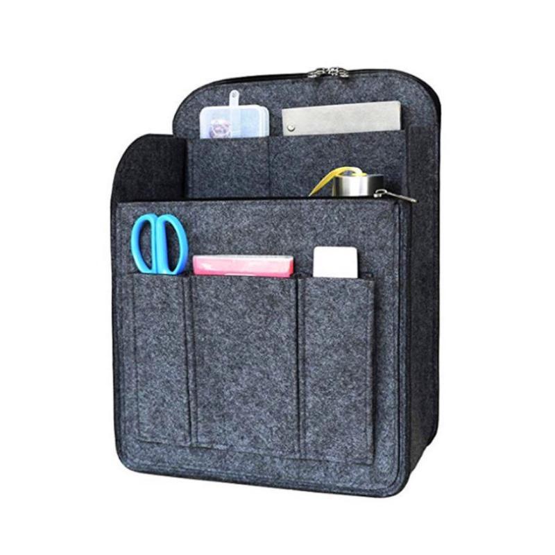 1 Pcs Multi-Pocket Insert Bag Organizer For Backpack Storage Bag Felt Backpack Inner Bag Liner Bag
