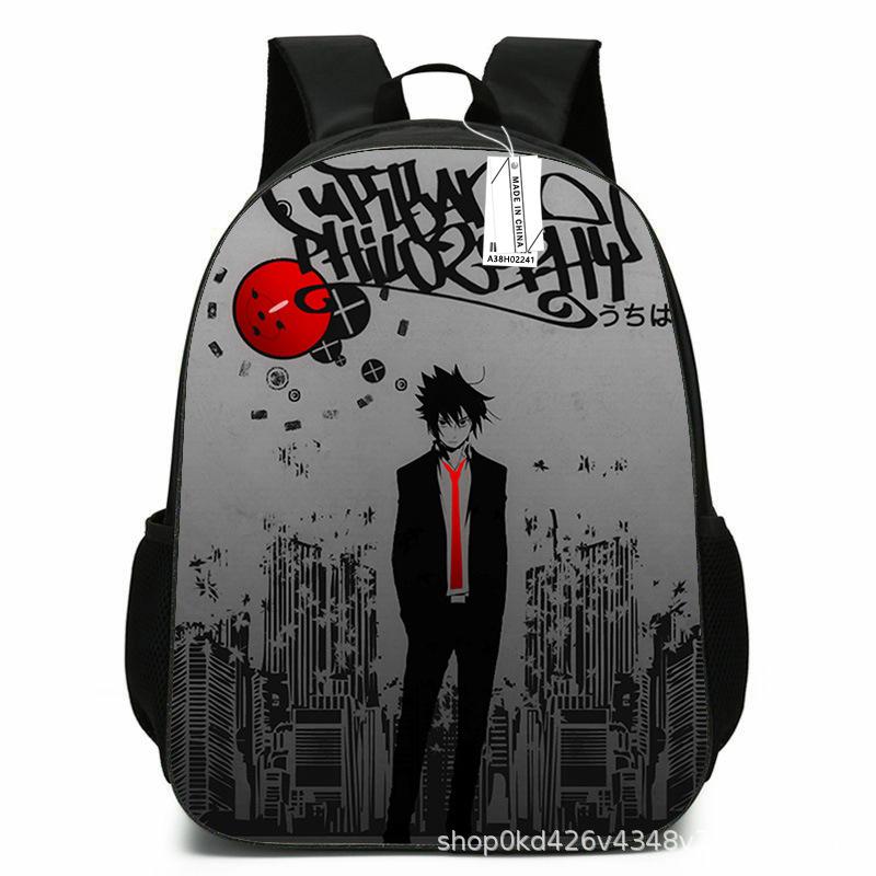 Naruto Peripheral Schoolbag Naruto Sasuke European and American Elementary and Middle School Students Backpack Cartoon Animation Computer Bag