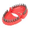 Denture Drill Bit Holder Denture Screwdriver Organizer 3D Sculpture Desk Decor 28 Holes Red With Bits