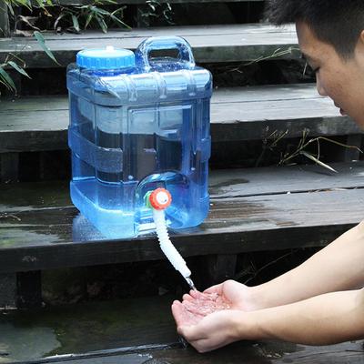 Contenedor de Agua para Exteriores con Grifo y Asa para Acampar