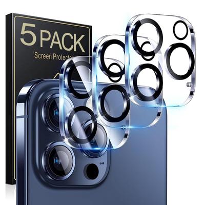 5 bucăți de protecție lentilă din sticlă securizată pentru cameră pentru iPhone 15 15Plus 15Pro Max HD transparent lentilă din spate accesorii folii de protecție din sticlă