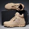 Men's Ankle Boot Outdoor Desert Combat Boots for Men Cow Suede Tactical Boots Men Casual Hiking Shoe Waterproof Botas 2024