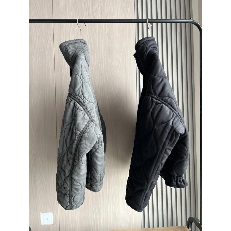 Toamnă/Iarnă Traf Jachetă de Bumbac cu Clip Guler Înalt Moale la Spălat pentru Femei Serie Palton Larg