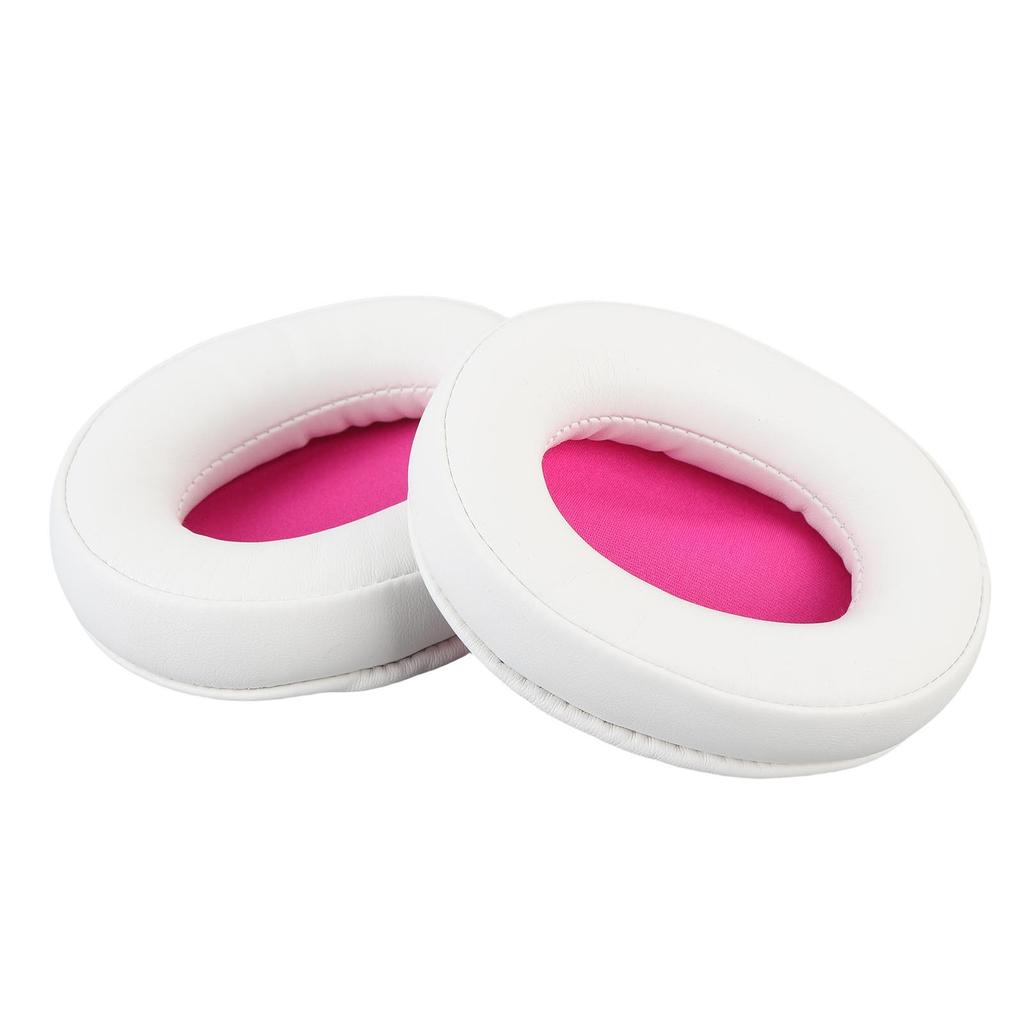 2 Pcs Headphone Ear Pads Comfortable Sound Insulation Protein Leather Headset Ear Cushions for ATH-M50X M40X M30X M50