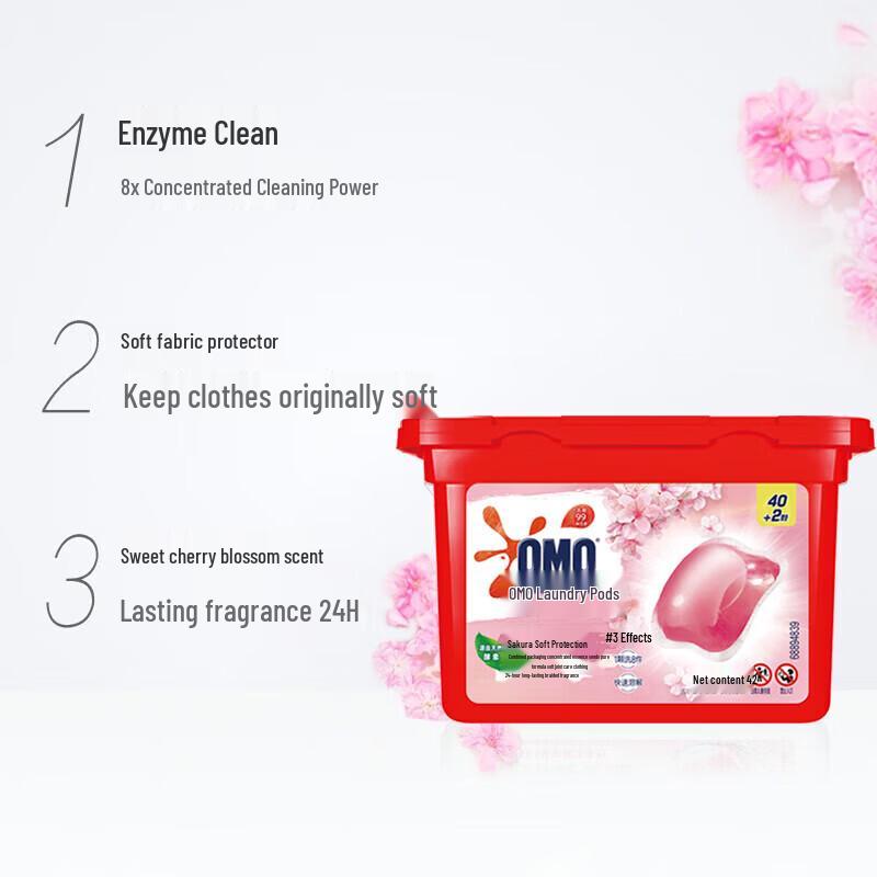 Safeguard Pure White Soap & Omo Sakura Laundry Bundle