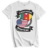Cameroonian American Hearts USA Flag Cameroon Flag T-Shirt