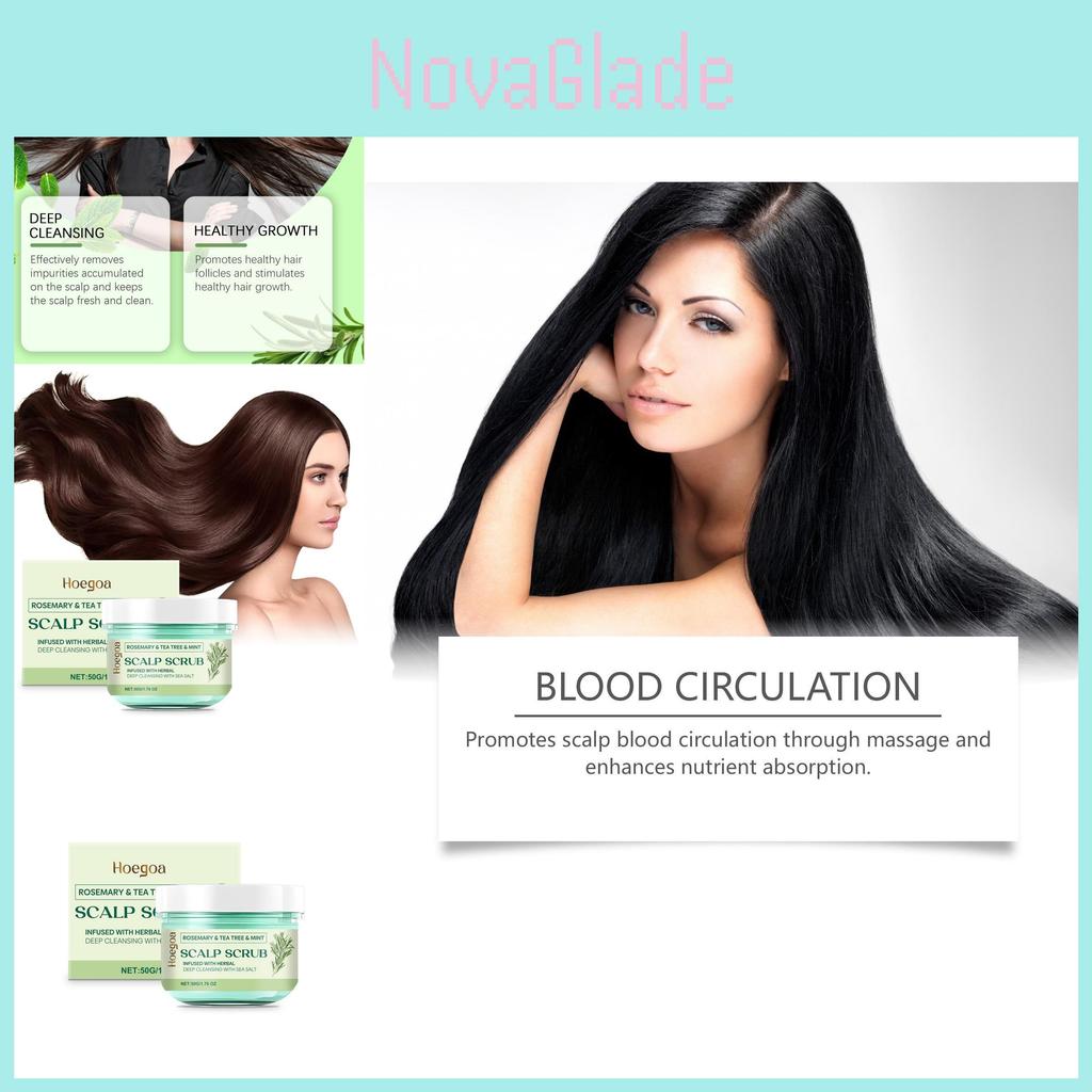 Hoegoa Rosemary Hair Scrub Gentle Nourishing And Strengthening Scalp Care For Healthy Hair