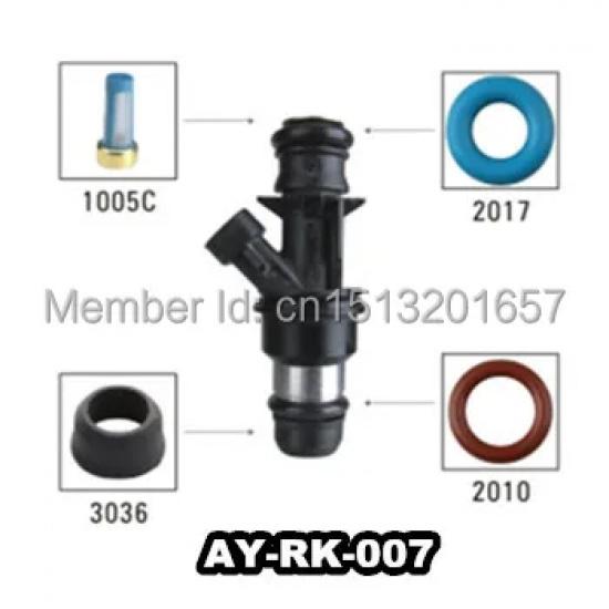 4sets Fuel Injector Repair Kit Service Kits For Toyota 2TRFE Tacoma 2.7L 4Runner 23250-79155 23209-75100 (AY-RK116)