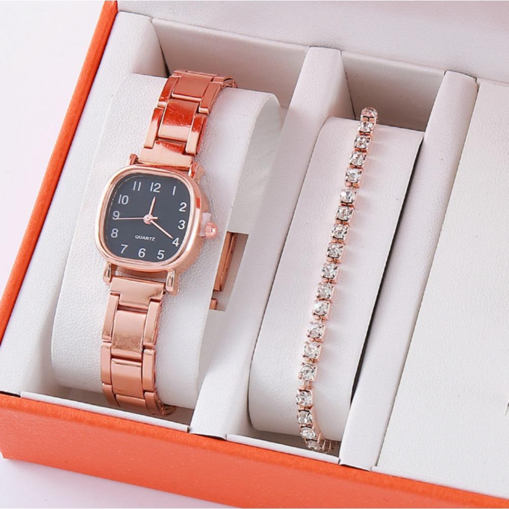 Quartz Watch Gypsy Ladies Full Diamond Steel Belt Quartz Watch, Sparkling Roman Numeral Watch