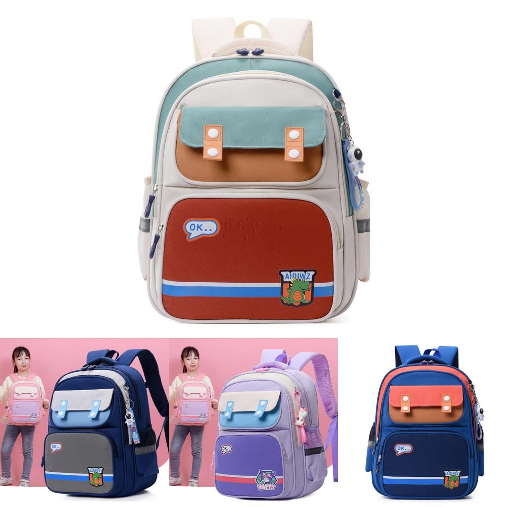 Cute And Spinal Protective Lightweight School Bag For Kids In Grades 1-2