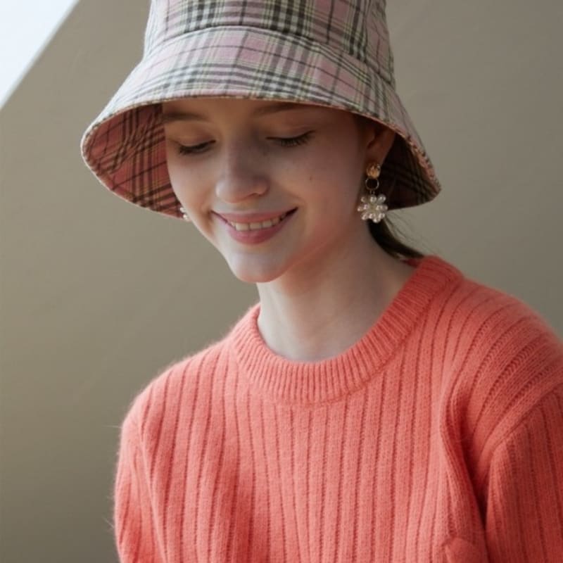 

Так Cially шляпа-ведро cheeck_Розовая one