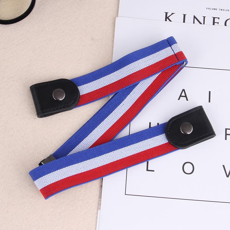 Pásky pro ženy/muže Džíny v pase bez přezky Kalhoty Bez přezky Stretch Pružný pásek v pase pro muže Neviditelný pás Bez vyboulení Bez problémů Pas