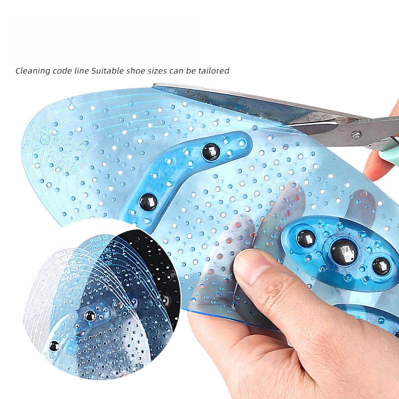 Transparent Therapy Magnetic Insole 8 Magnets Men's and Women's Breathable Sports and Leisure Shock-absorbing PracticalDesign