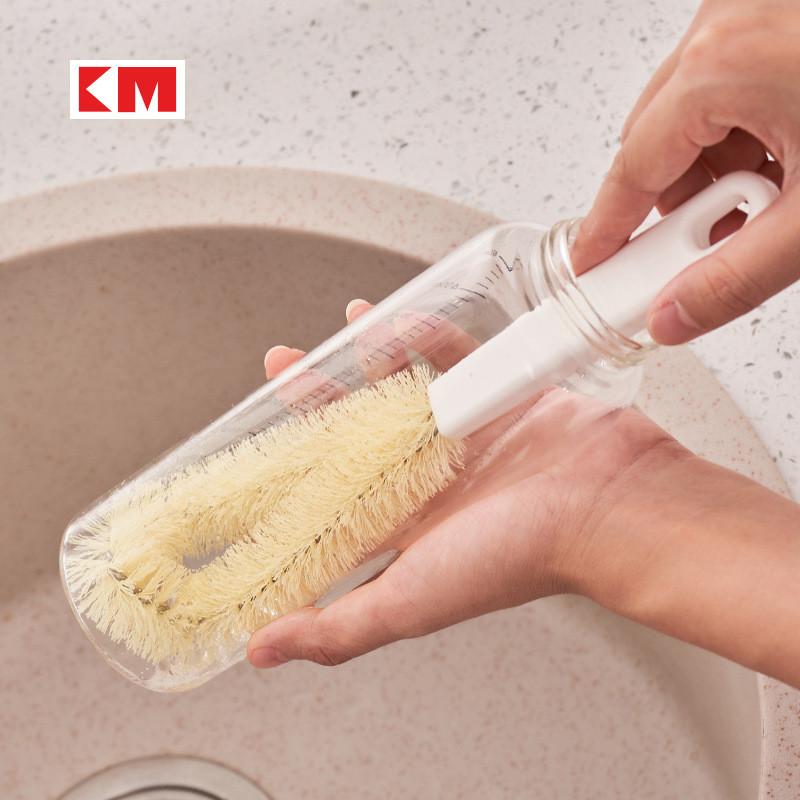 Japanese Inspired Cup Brush With Plastic Handle For Kitchen And Cleaning Home