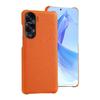 Honor X40 Genuine Leather Litchi Pattern Half-Cover Protective Case