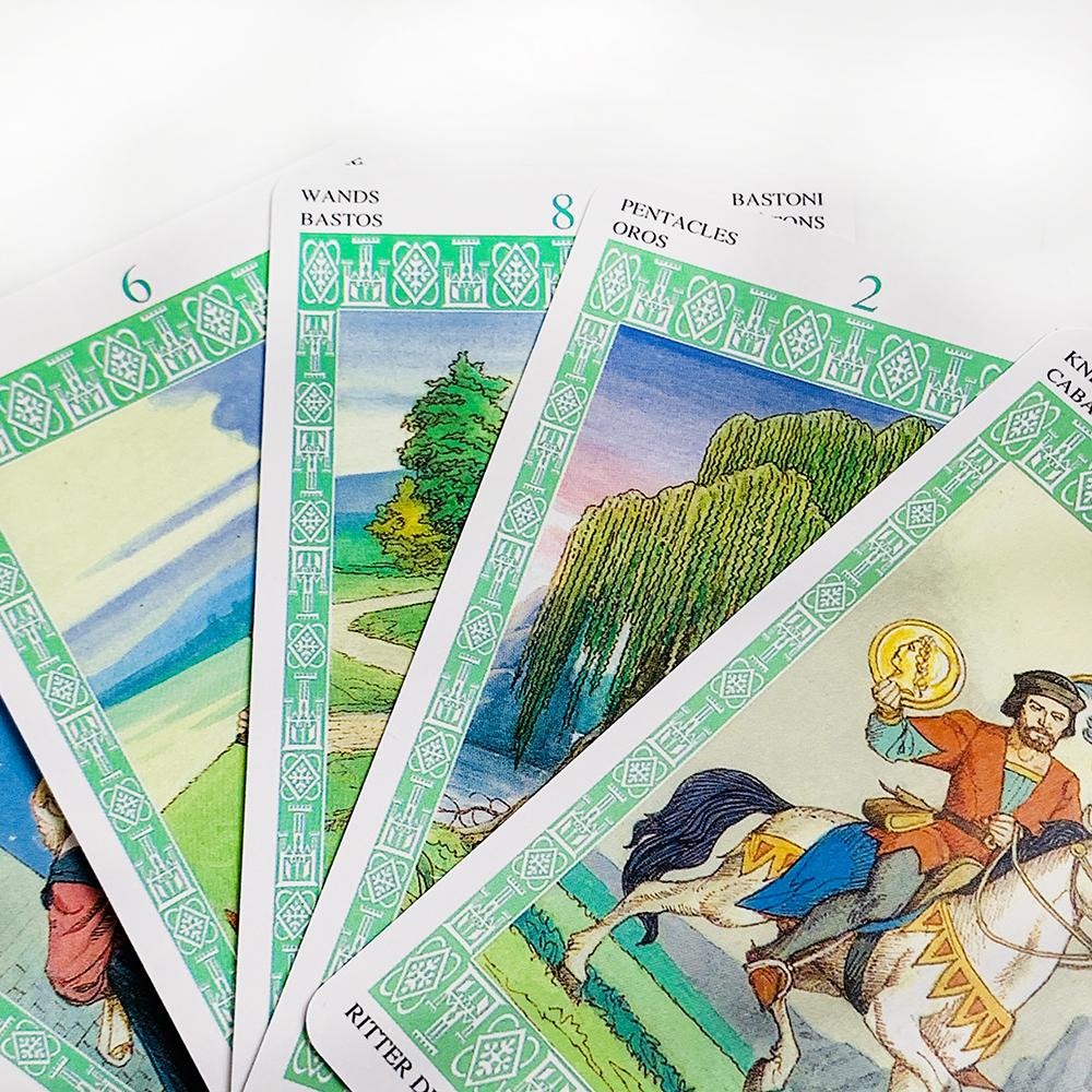 New Tarot Deck English Version Prediction Divination Board Playing Games Party Entertainment Game Cards, New Year Gifts