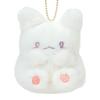 Sanrio Mascot Holder On a Fluffy White Hanamaru Ghost 575933 (Napping Cloud)