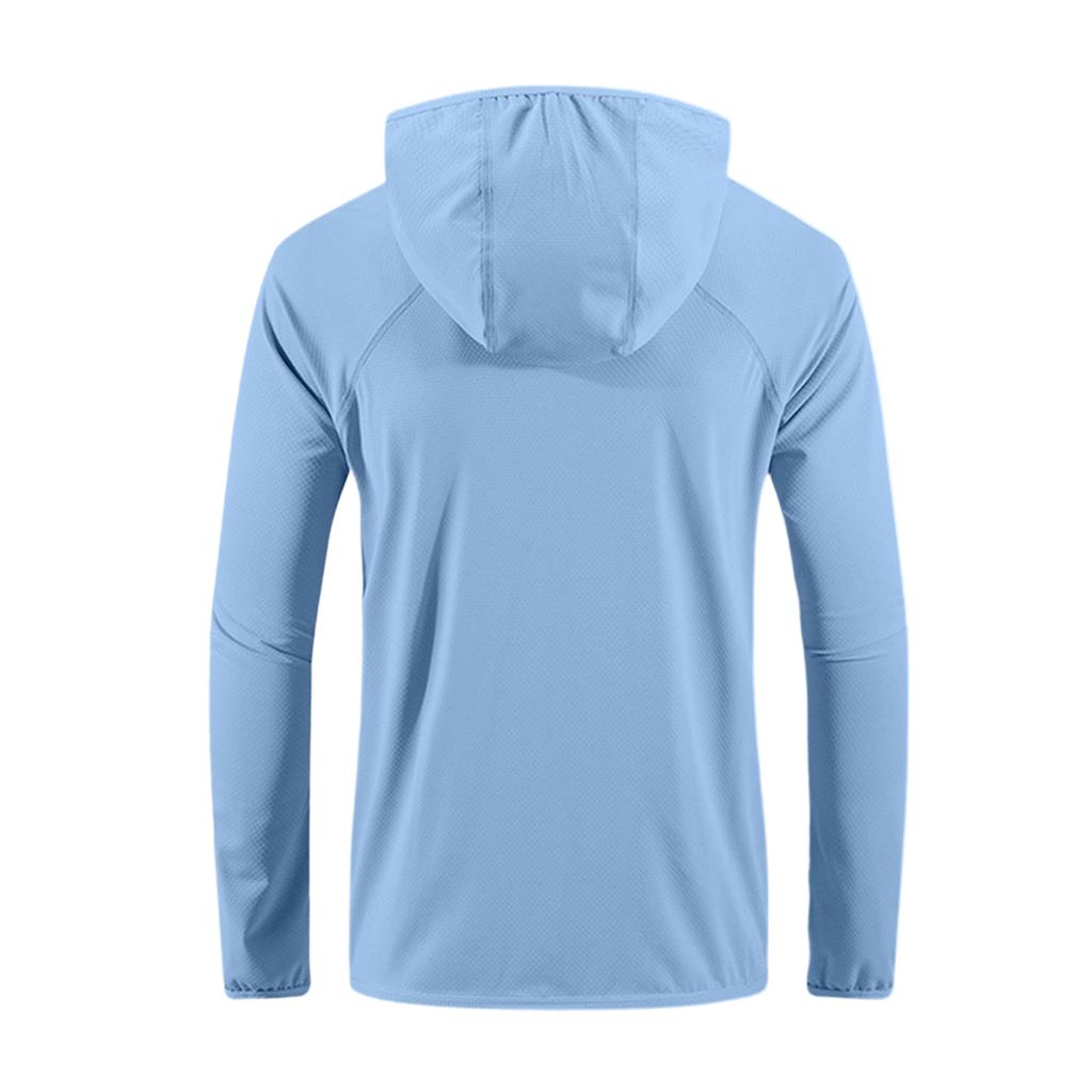 Men's loose-fitting casual hooded jacket