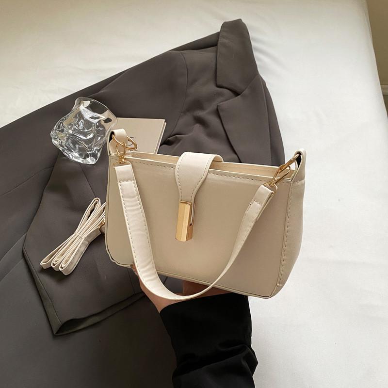 Elegant Casual Pu Handbag For Women Available In Black Green And Khaki Colors