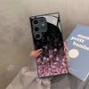 Fashion Sakura Glass Phone Case Suitable for Samsung for Galaxy S26 S25 S24 S23 S22 S20 FE Ultra Plus 5G Anti Drop
