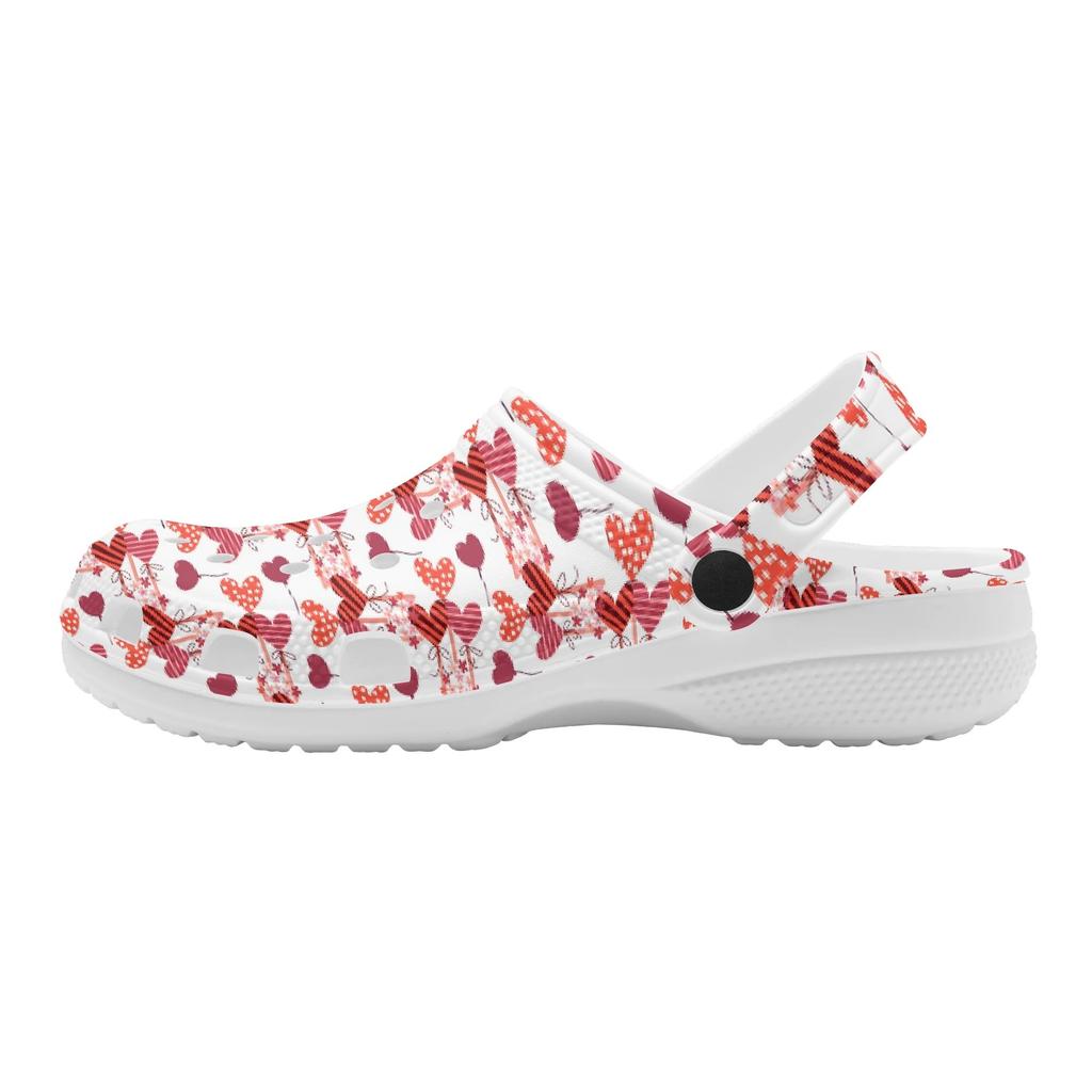 Cute Printed EVA Clogs Unisex Easy Clean Lightweight Slip On Casual Footwear Soft Sole Summer Sandals Daily Leisure Wear
