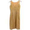 ARMANI Made in Italy 100% linen No sleeve one piece 38 beige Women Used