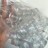 50pcs Clear Cream Jar Mini Cosmetic Bottles Containers Transparent Pot For Nail