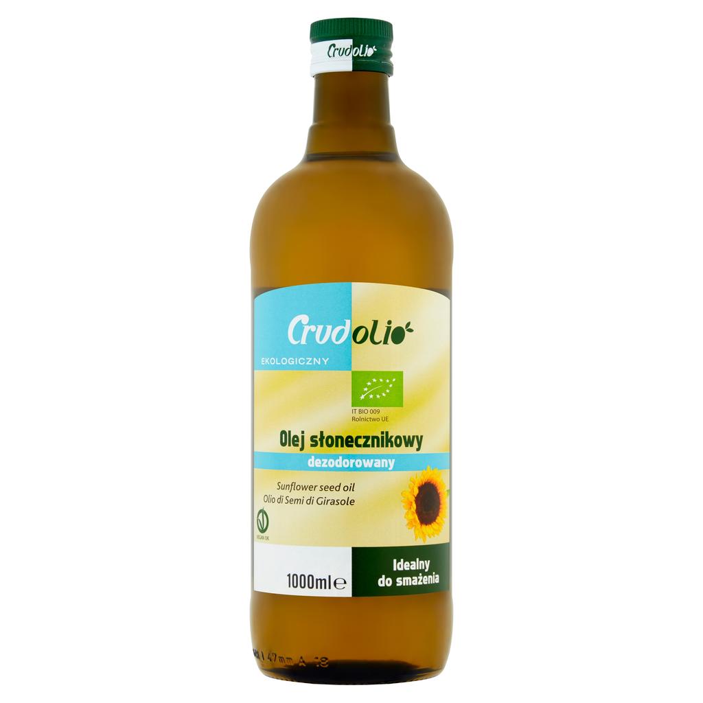 Crudolio - Organic Sunflower Oil For Frying 1L