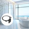Black Hair Dryer Holder Wall Mounted Hair Dryer Hanger Cord Storage Hair Dryer Rack  Home Storage