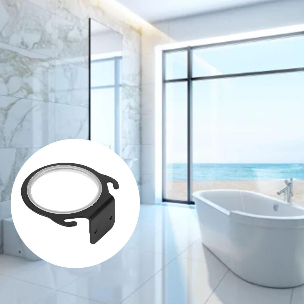 Black Hair Dryer Holder Wall Mounted Hair Dryer Hanger Cord Storage Hair Dryer Rack Home Storage